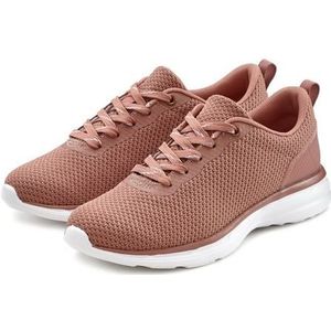 Lascana - Sneakers - Oudroze - Vegan - Veterschoen - Laag