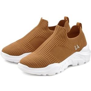 Lascana Sneakers Slip-on sneaker, lage schoen, slipper, vrijetijdsschoen VEGAN