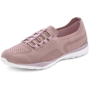 LASCANA Sneaker Slipper, Halbschuh, zum Reinschlüpfen, leichtes Meshmaterial VEGAN