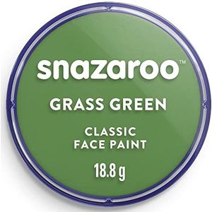 Snazaroo - Verf voor gezicht en lichaam, make-up voor gezicht en vermomming, voor kinderen en volwassenen, blush 18 ml, kleur: groen