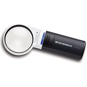 Eschenbach Optik Vergrootglas handvergrootglas met LED-verlichting mobiel xLED vergroting: 10x lensgrootte: (Ø) 35mm