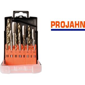 RVS Boor en Machine Tappen-set HSS-Co 14dlg M3-M12 ''Mblade''