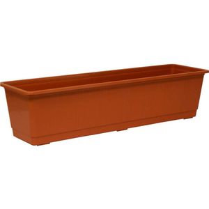 Geli - Bloembak voor balkon - Standard - 60 cm - Terracotta