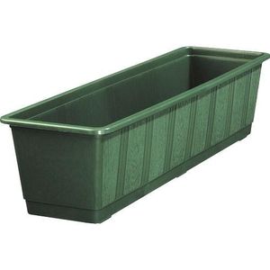 Geli - Bloembak voor balkon - Standard - 100 cm - Groen