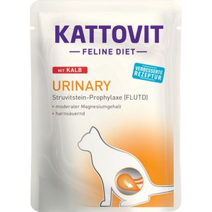 24x85g Feline Urinary Pouch Kalf Kattovit Kattenvoer