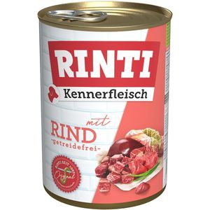 1x400g "Kennerfleisch" Rund RINTI Hondenvoer