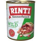 800g RINTI Kennerfleisch met wild hondenvoer nat
