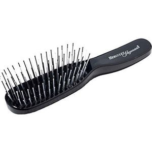 Hercules Sägemann s Magic Brush Black Piccolo Scalp Brush in zwart - ontwarren zonder kantelen (8100)
