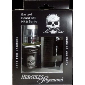 Hercules - 2-delige Barberset - Zwart - 100% Rubber