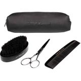 Hercules Sägemann - 4 Delige Baardverzorgingsset - Zwart - Eboniet en Hout