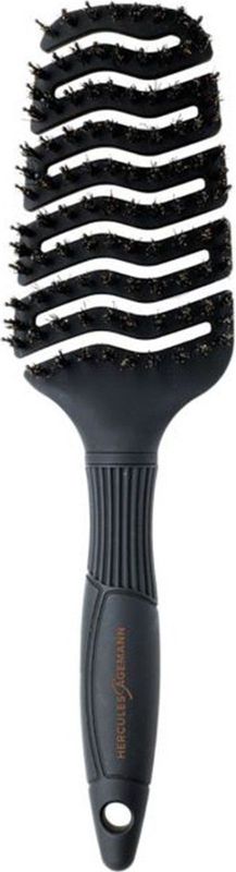Hercules - Flexy Shape - Haarborstel - Zwart - Kunststof
