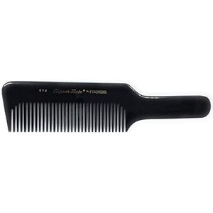 FROMM kam Clipper-Mate 914 Flat-Top handvat comb 8,75 inch 22 cm natuurlijk rubber hard rubber