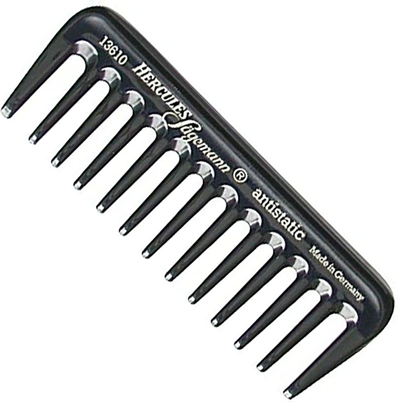 Hercules Sägemann - 13610 - Haarkam - Zwart - Eboniet