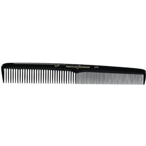 HERCULES SÄGEMANN - Premium tondeusekam | Hoogwaardige kam van natuurlijk rubber voor nauwkeurige sneden en zacht voor haar en hoofdhuid. | Kleur: Zwart | Maat: 17,8 cm