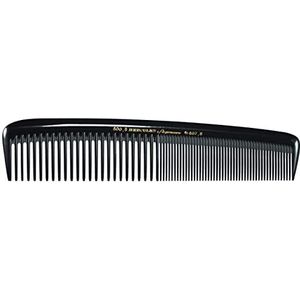 Hercules Sägemann 600-602-8 meesterwerk professionele kapkam, natuurlijk rubber, haarkam met 2 tanden, grof + fijn, 8 inch - ca. 20,5 cm - haarkam dameskam