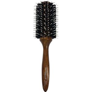 Hercules Sägemann - Model 9029 - Houten Ronde Borstel - Natuur - Combinatie van Natuurlijke en Synthetische Haren