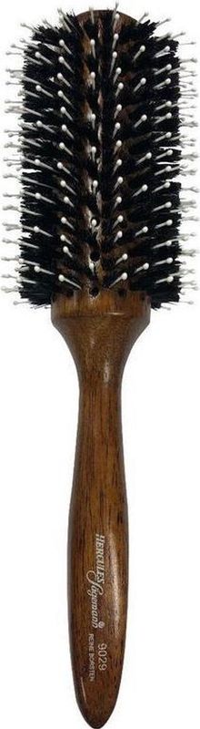 Hercules Sägemann - Model 9029 - Houten Ronde Borstel - Natuur - Combinatie van Natuurlijke en Synthetische Haren