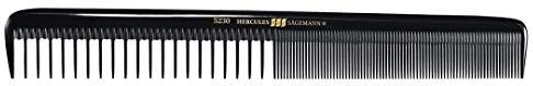 Hercules Sägerman - Extra Long Universal Cutting Comb - Zwart - Eboniet