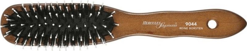 HERCULES SÄGEMANN - 9044 - Paddle Brush - Donker Hout - Verzorgende Natuurlijke Haarborstel