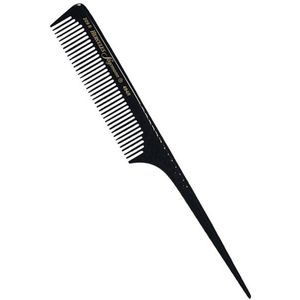 Hercules Sägemann - Tail Comb 8" - Haarborstel - Zwart - Hard Rubber
