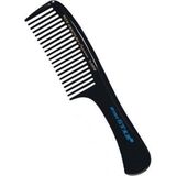 Hercules Sägeman - Pocket Handle Kam - Eboniet - Antistatisch - Hittebestendig