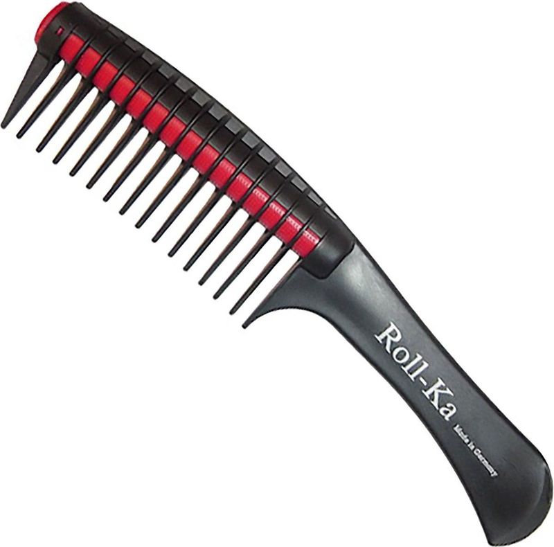 Hercules Sägemann - Rol Ka - Haarkam - Zwart - Kunststof
