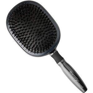 Haarborstel - Ergonomisch - Praktisch - Zwart - Kunststof