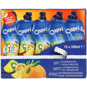 Capri-Sun Multivitamine 33 cl per zakje, tray 15 zakjes