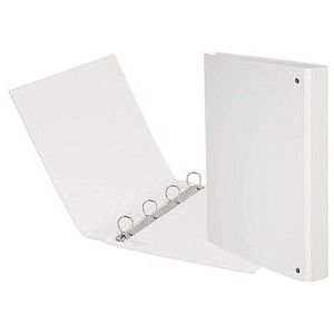 VELOFLEX Basic Ringbuch 4-Ringe weiß 3,5 cm DIN A4