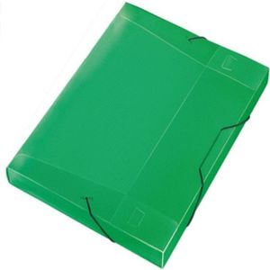 VELOFLEX Heftbox 2.5 cm DIN A4 transparent grün