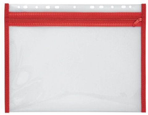 Veloflex Reißverschlusstasche Velobag XS A4 rot