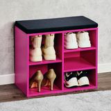Schuhschrank mit Sitzkissen