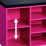 Schuhschrank mit Sitzkissen