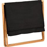 Bamboe Wasmand - Bruin/Zwart - 100 L - 69x33x56,5 cm