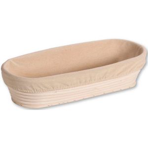 Kesper - Broodmand - Beige - Gevlochten Rotan - Ovaal