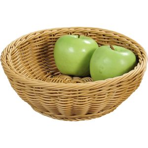 Kesper 19802 brood- en fruitmand, 24 cm, bruin