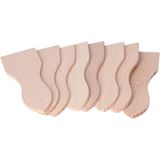 Kesper Gourmetspatels - 8x - acacia hout - 13 x 4 cm - gourmetten - racletten - grillen