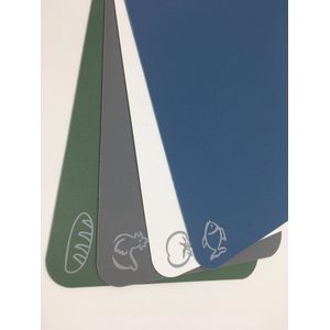 Flexibele Snijmat, 4-delig, 38x30x0.2cm, 4 kleuren, Kesper