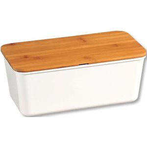 Brotbox, aus Melamin, weiß, FSC