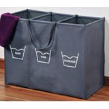 Wasbox - Wassorteerder - 3 Waszakken - 150 Liter - 100% Polyester