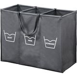 Wasbox - Wassorteerder - 3 Waszakken - 150 Liter - 100% Polyester