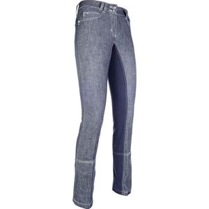 HKM PRO TEAM - Miss Blink - Rijbroek - Jeansblauw - Hoge Taille