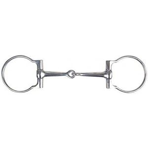 HKM 4000315452569 D-ring Snaffle, eenvoudig gebroken 115 mm