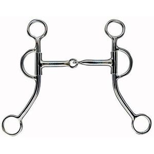 HKM 4000315452644 Snaffle Bit met Shanks eenvoudig gebroken, 115 mm