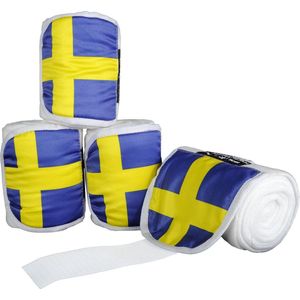 HKM 567273 Polarfleece bandages vlaggen, set van 4, L