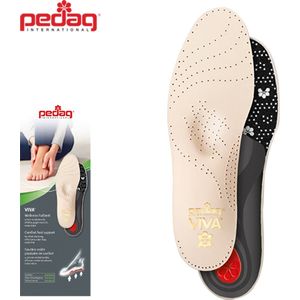 Pedag Viva Arch Support Insole Leather - Perfect For Helping To Support Falling Arches EU 41 Natural
