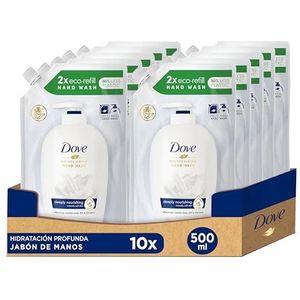 Dove Original Handzeep navulzak - 10 x 500ml - Voordeelverpakking