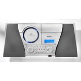 Karcher - MC 6550N - Wekkerradio - Zilver - Met CD-Speler en Cassettedeksel