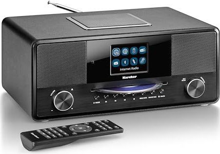 DAB - 9000CDi - Wekkerradio - Zwart - Inclusief Afstandsbediening