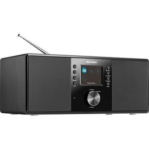 Karcher DAB 5000+ digitale radio (DAB+/FM-RDS, Bluetooth, AUX-IN, wekker met dubbel alarm)